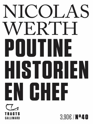cover image of Tracts (N°40)--Poutine historien en chef